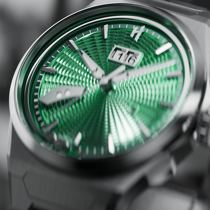 Sound Of Nature Guilloche Dial Green Titanium Chiming Limited Edition Automatic Watch