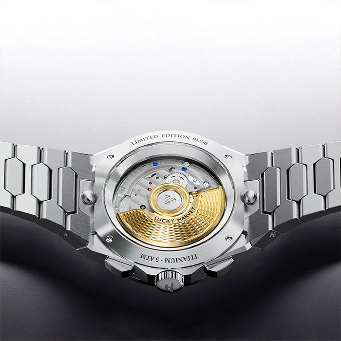 Sound Of Nature Muonionalusta Meteorite Dial Silver Titanium Chiming Limited Edition Automatic Watch
