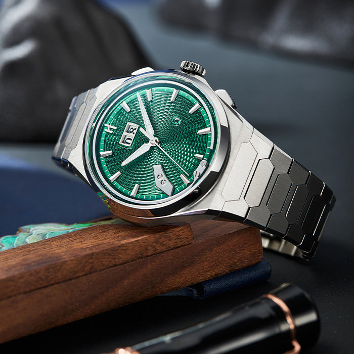 Sound Of Nature Guilloche Dial Green Titanium Chiming Limited Edition Automatic Watch