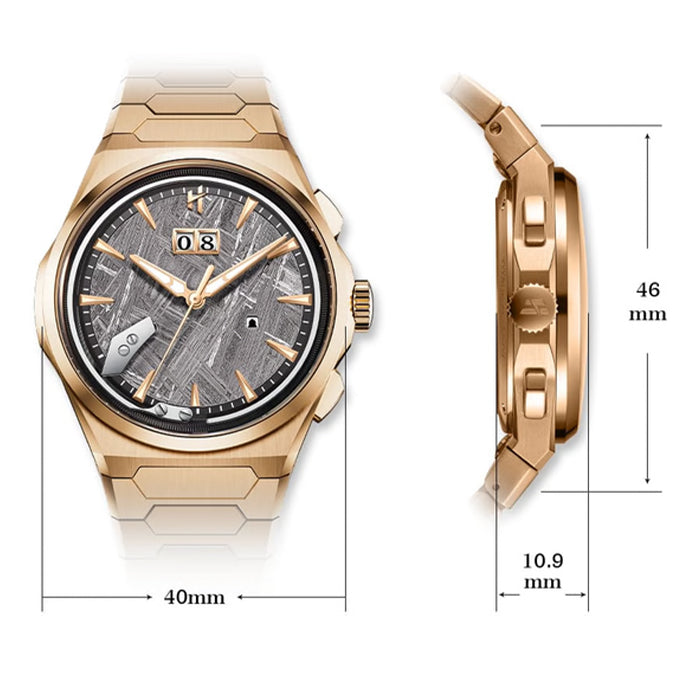 Sound Of Nature Muonionalusta Meteorite Dial Rose Gold Titanium Chiming Limited Edition Automatic Watch
