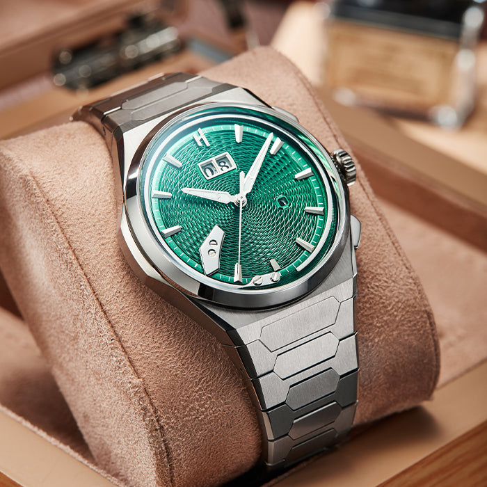 Sound Of Nature Guilloche Dial Green Titanium Chiming Limited Edition Automatic Watch