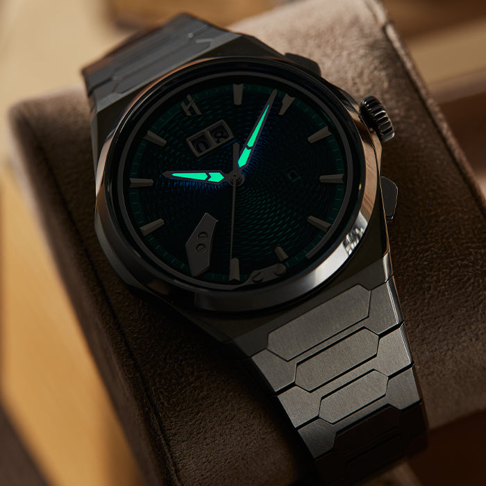 Sound Of Nature Guilloche Dial Green Titanium Chiming Limited Edition Automatic Watch