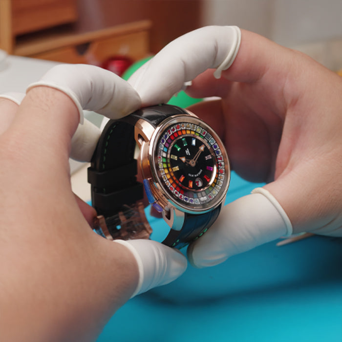 Casino Series Rose Gold Slots Machine Limited Edition Automatic Watch