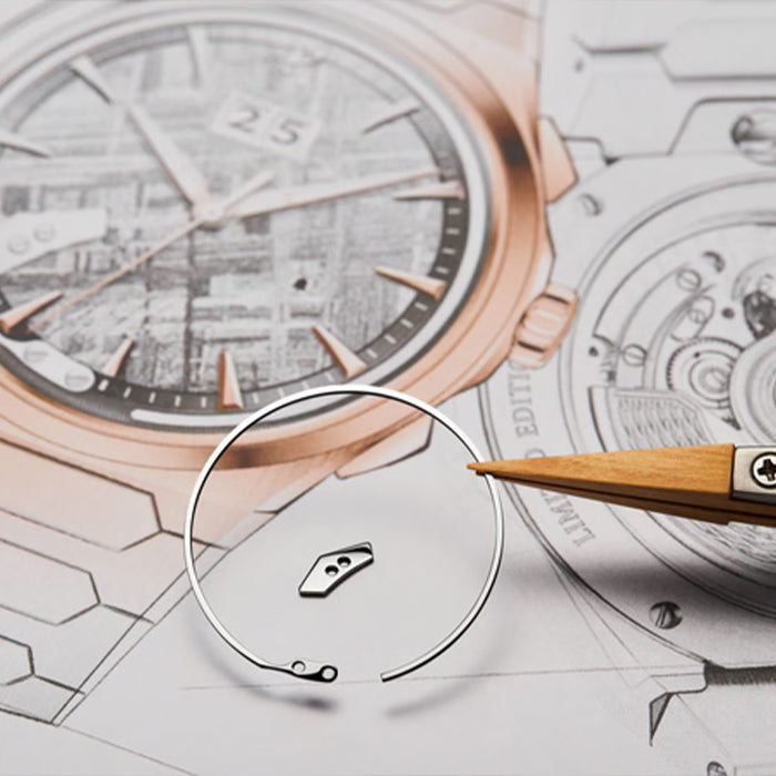 Sound Of Nature Muonionalusta Meteorite Dial Rose Gold Titanium Chiming Limited Edition Automatic Watch