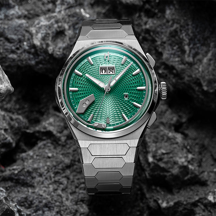 Sound Of Nature Guilloche Dial Green Titanium Chiming Limited Edition Automatic Watch
