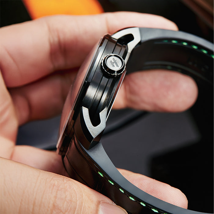 Casino Series Black Slots Machine Limited Edition Automatic Watch