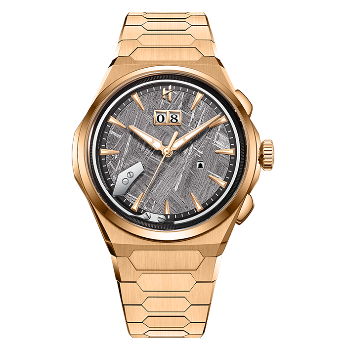 Sound Of Nature Muonionalusta Meteorite Dial Rose Gold Titanium Chiming Limited Edition Automatic Watch