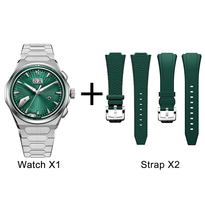 Sound Of Nature Guilloche Dial Green Titanium Chiming Limited Edition Automatic Watch