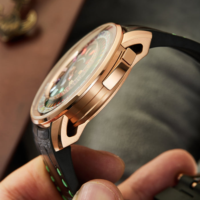 Casino Series Rose Gold Slots Machine Limited Edition Automatic Watch