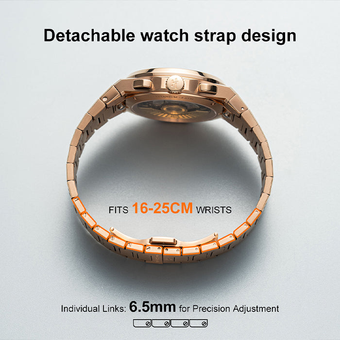 Sound Of Nature Muonionalusta Meteorite Dial Rose Gold Titanium Chiming Limited Edition Automatic Watch