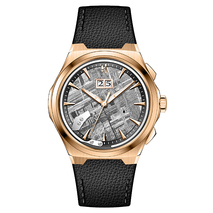 Sound Of Nature Muonionalusta Meteorite Dial Rose Gold Titanium Chiming Limited Edition Automatic Watch
