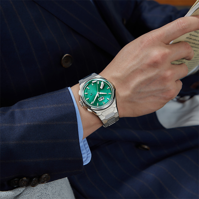 Sound Of Nature Guilloche Dial Green Titanium Chiming Limited Edition Automatic Watch