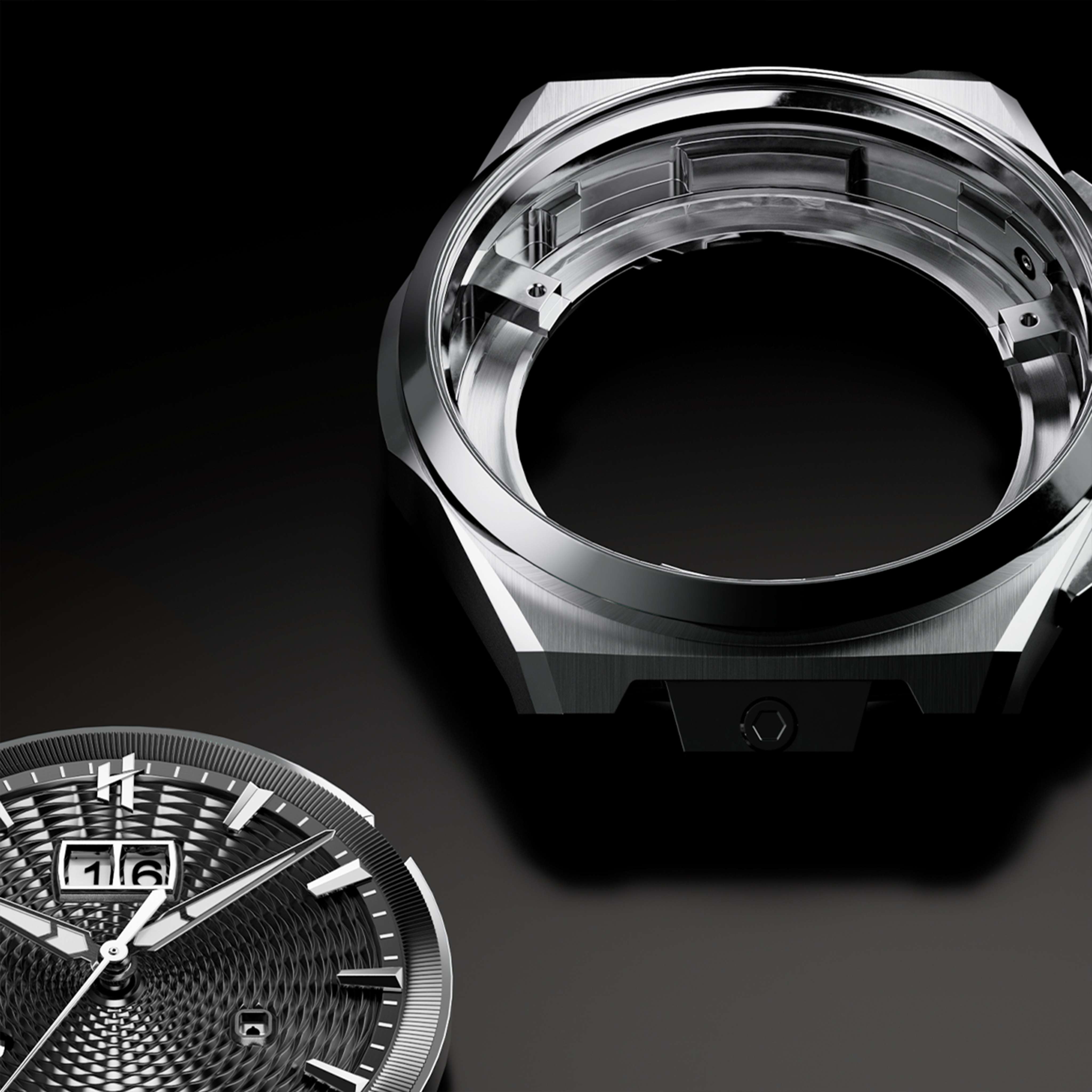 Sound Of Nature Guilloche Dial Black Titanium Chiming Limited Edition Automatic Watch