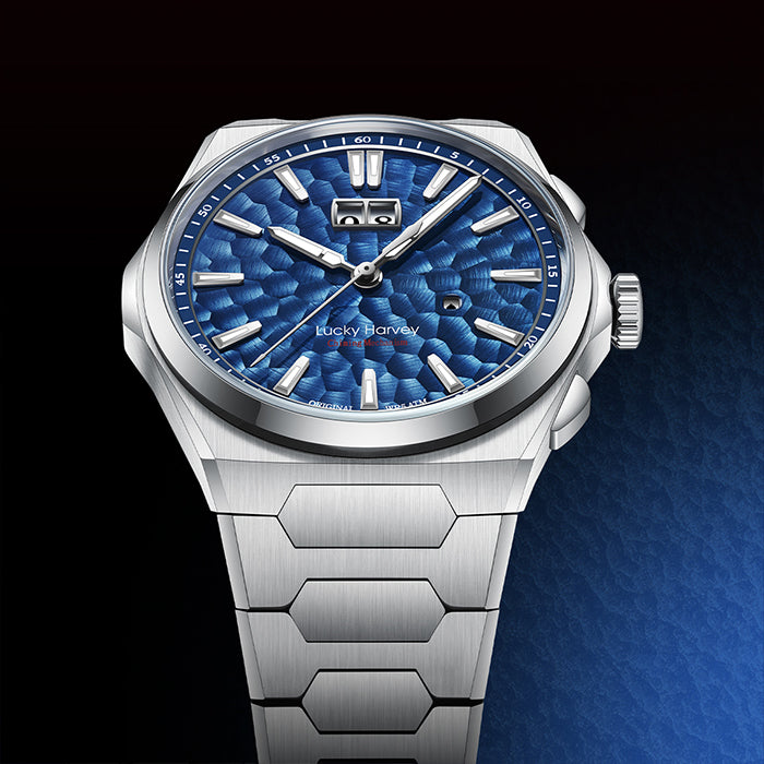 Sound Of Nature Big Date Ocean Blue Hammer Chiming Limited Edition Automatic Watch