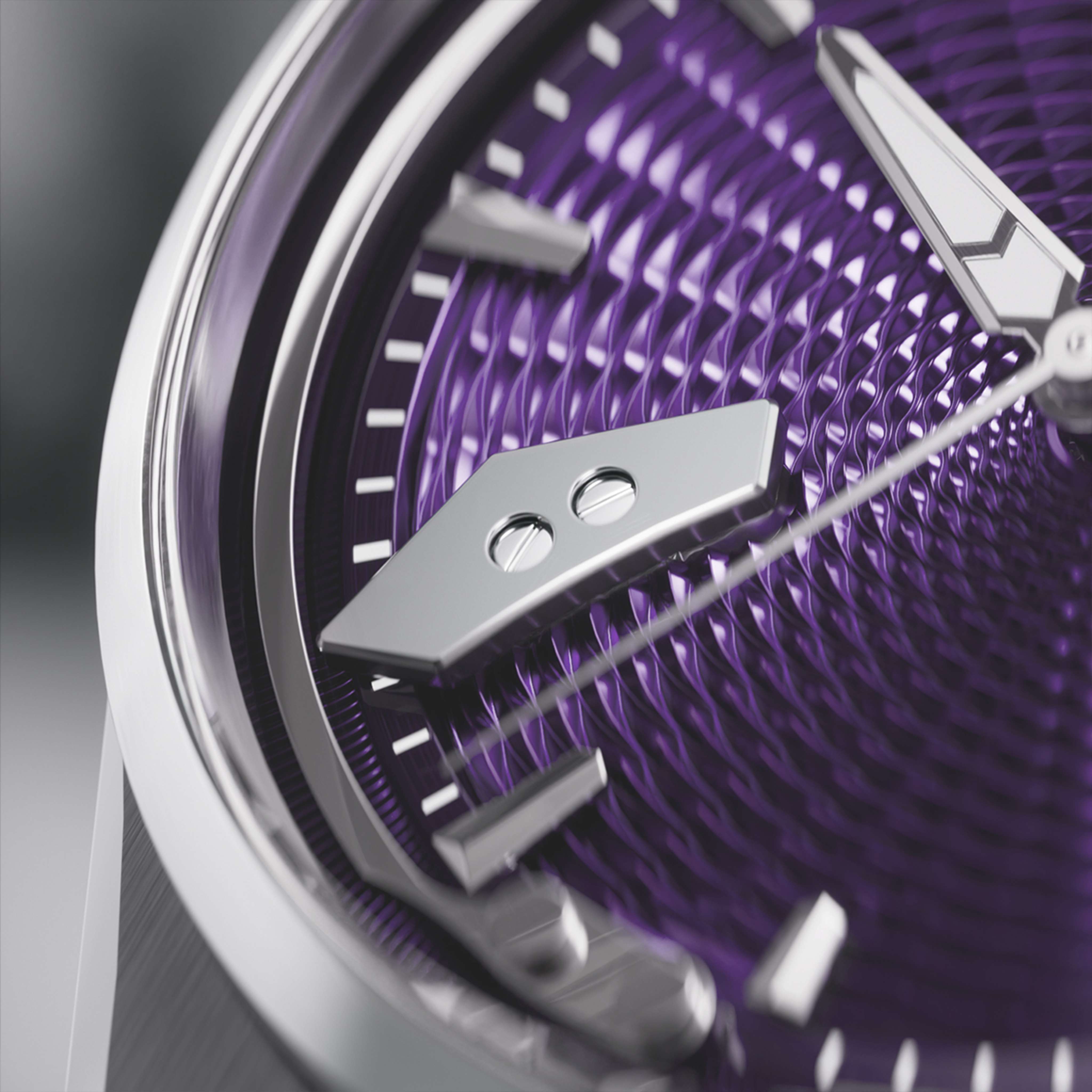 Sound Of Nature Guilloche Dial Purple Titanium Chiming Limited Edition Automatic Watch