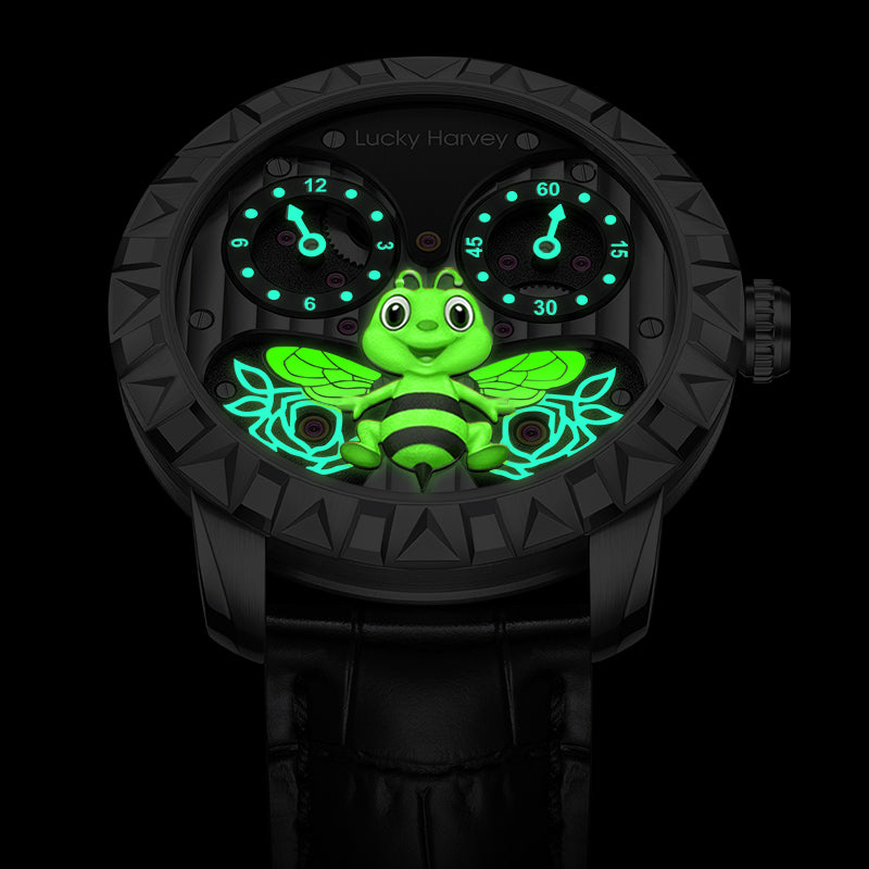 Fun Series Silver Honey Bee Automatic Watch