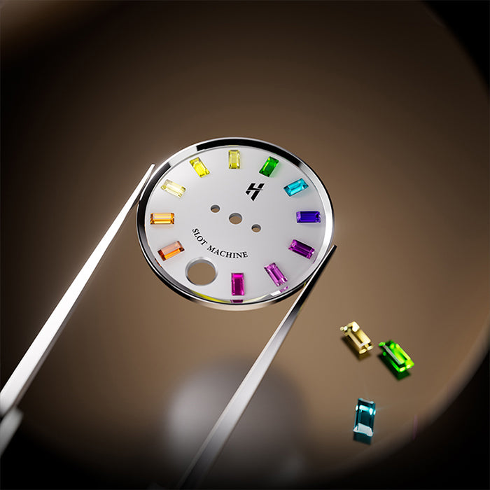 Casino Series Silver Slots Machine Limited Edition Automatic Watch