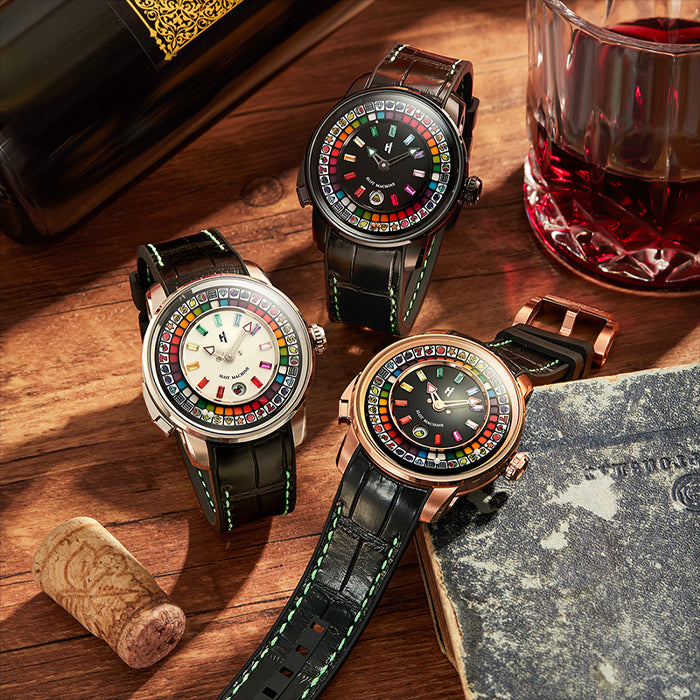 Casino Series Black Slots Machine Limited Edition Automatic Watch