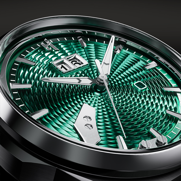 Sound Of Nature Guilloche Dial Green Titanium Chiming Limited Edition Automatic Watch