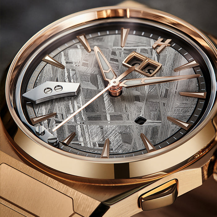 Sound Of Nature Muonionalusta Meteorite Dial Rose Gold Titanium Chiming Limited Edition Automatic Watch