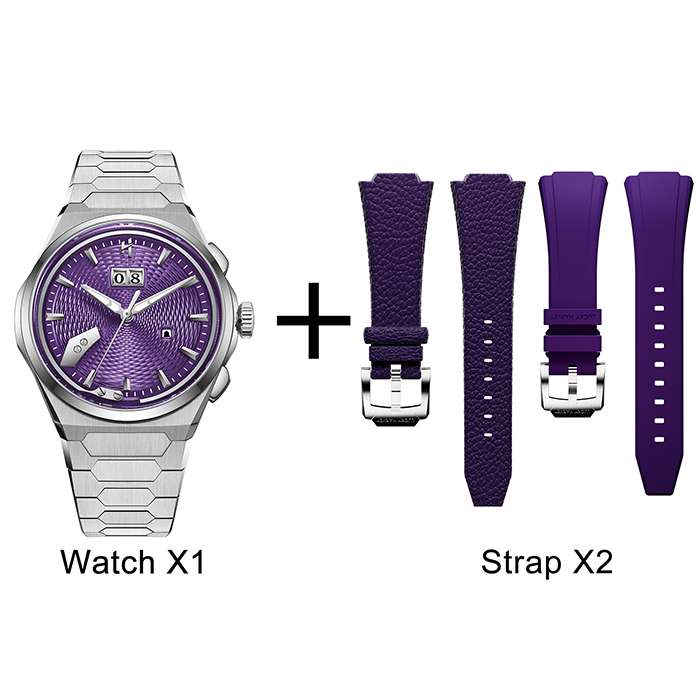 Sound Of Nature Guilloche Dial Purple Titanium Chiming Limited Edition Automatic Watch