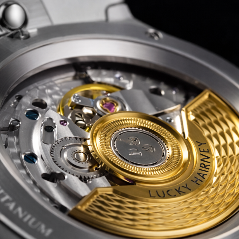 Sound Of Nature Guilloche Dial Ice Blue Titanium Chiming Limited Edition Automatic Watch