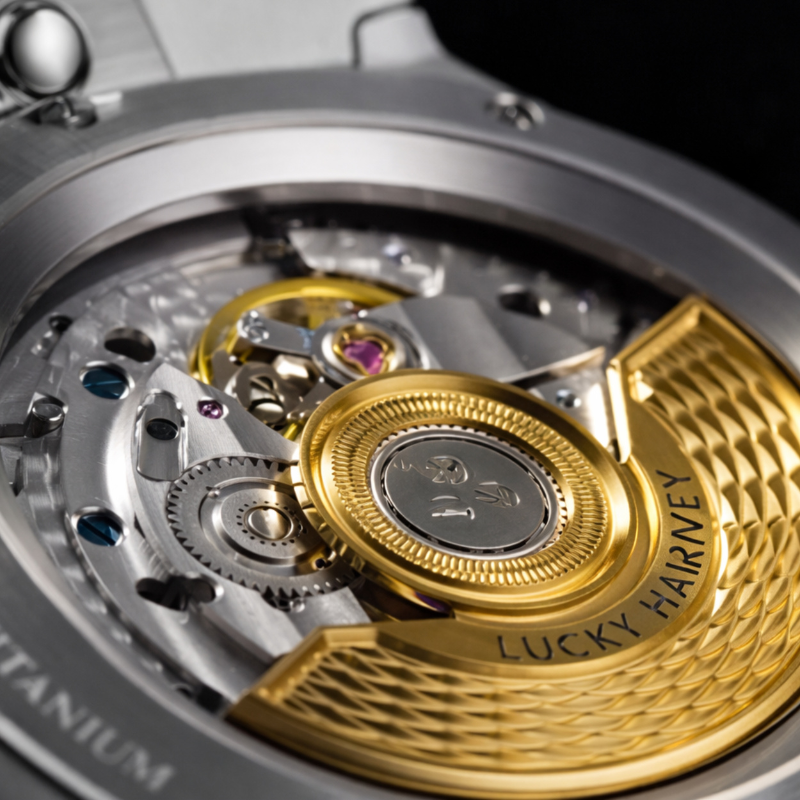 Sound Of Nature Guilloche Dial Yellow Titanium Chiming Limited Edition Automatic Watch