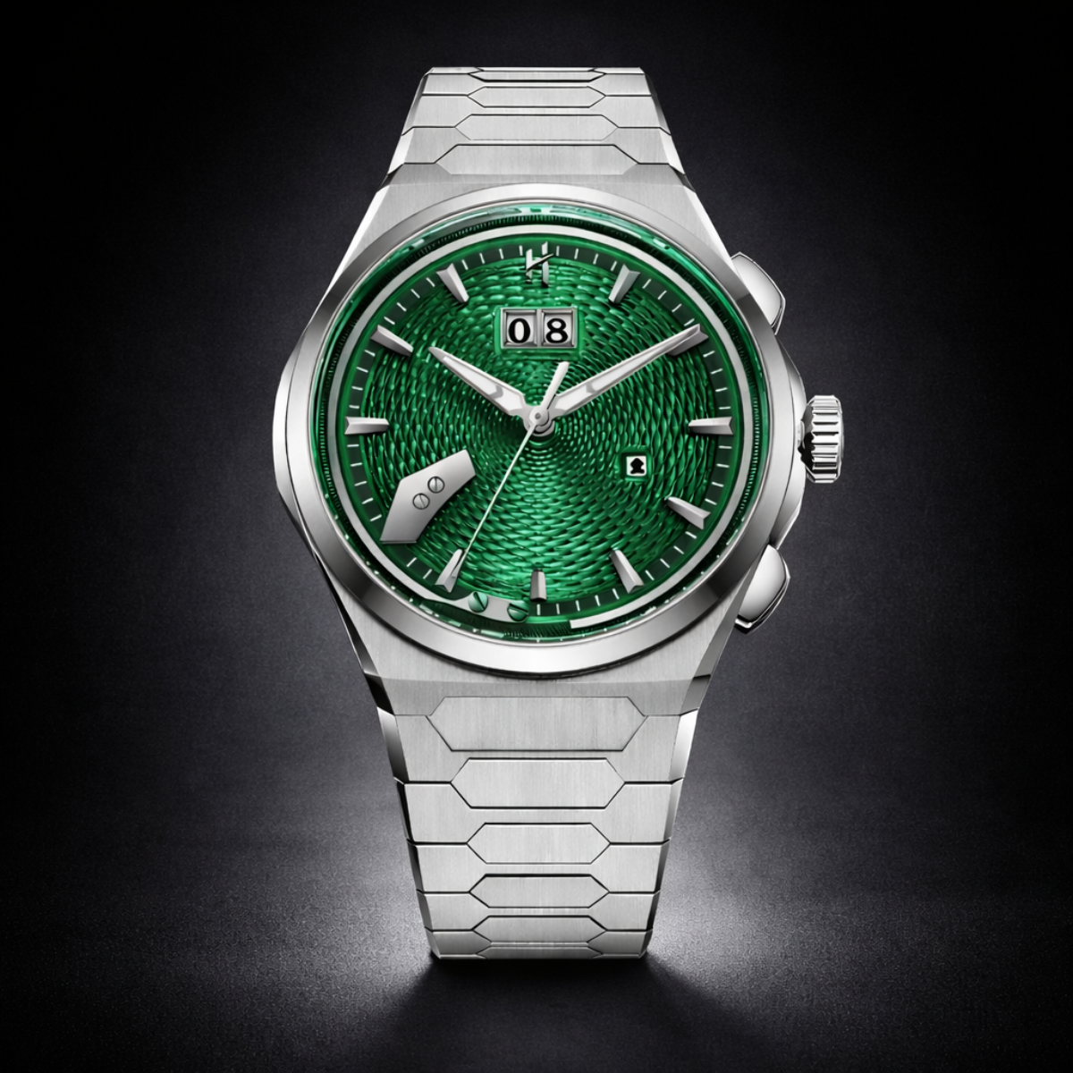 Sound Of Nature Guilloche Dial Green Titanium Chiming Limited Edition Automatic Watch
