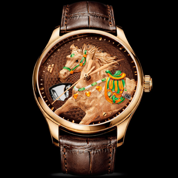 Craftmanship Series Rose Gold Titanium Chiming Horse Limited Edition Automatic Watch