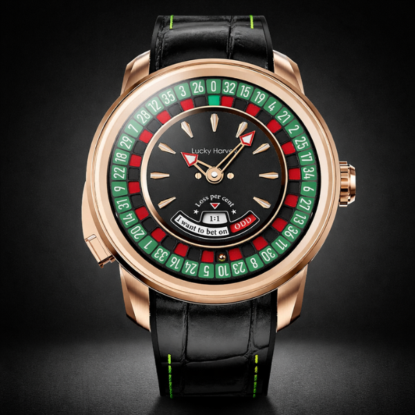 Casino Series Rose Gold European Roulette Automatic Watch