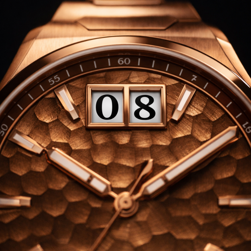 Sound Of Nature Big Date Rose Gold Hammer Chiming Limited Edition Automatic Watch