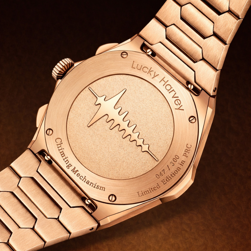 Sound Of Nature Big Date Rose Gold Hammer Chiming Limited Edition Automatic Watch