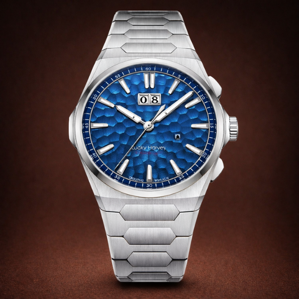 Sound Of Nature Big Date Ocean Blue Hammer Chiming Limited Edition Automatic Watch