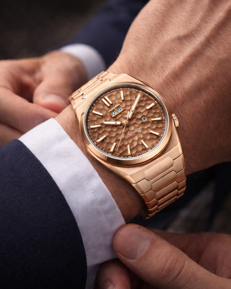 Sound Of Nature Big Date Rose Gold Hammer Chiming Limited Edition Automatic Watch