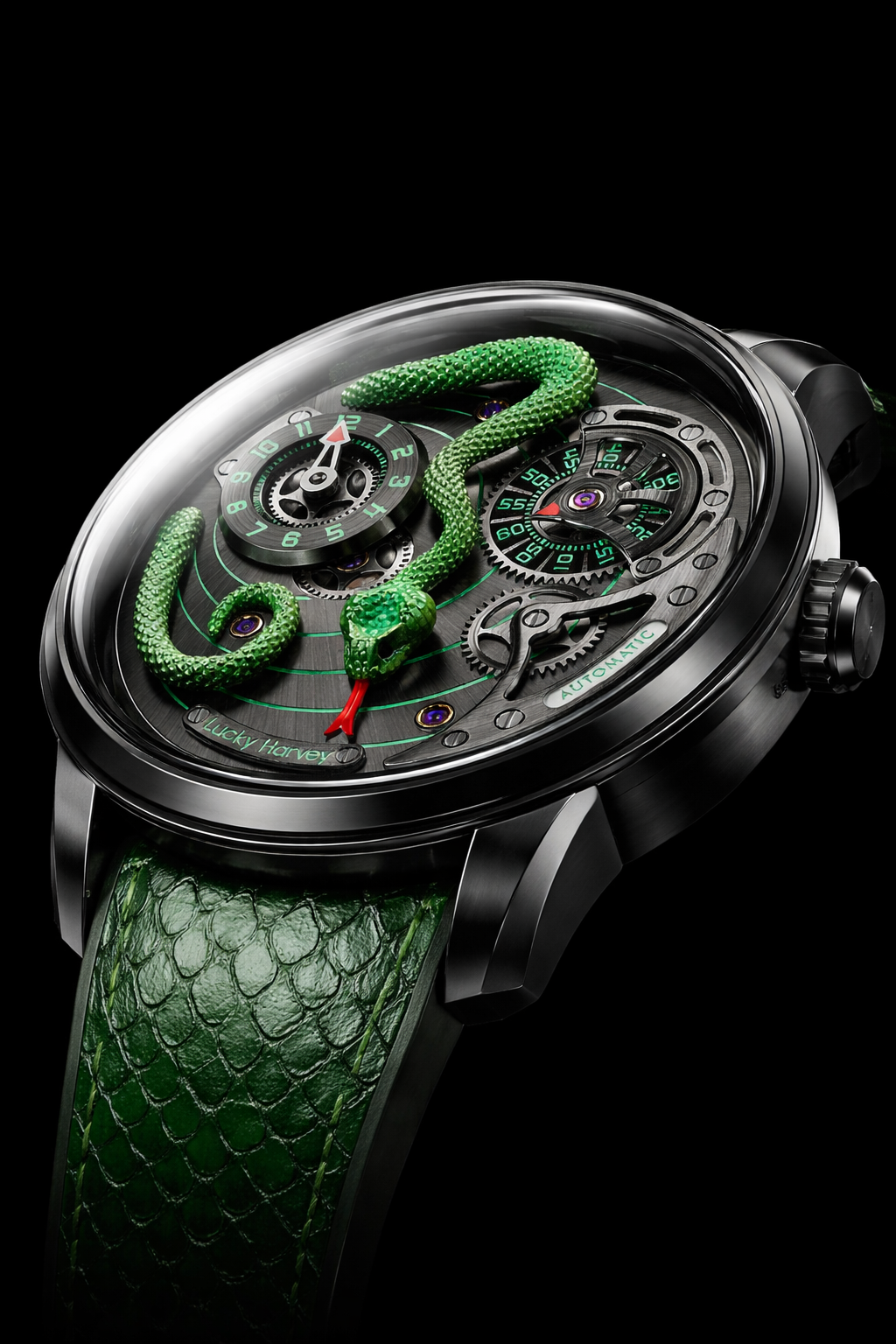 Craftmanship Series Green Snake Automatic Watch