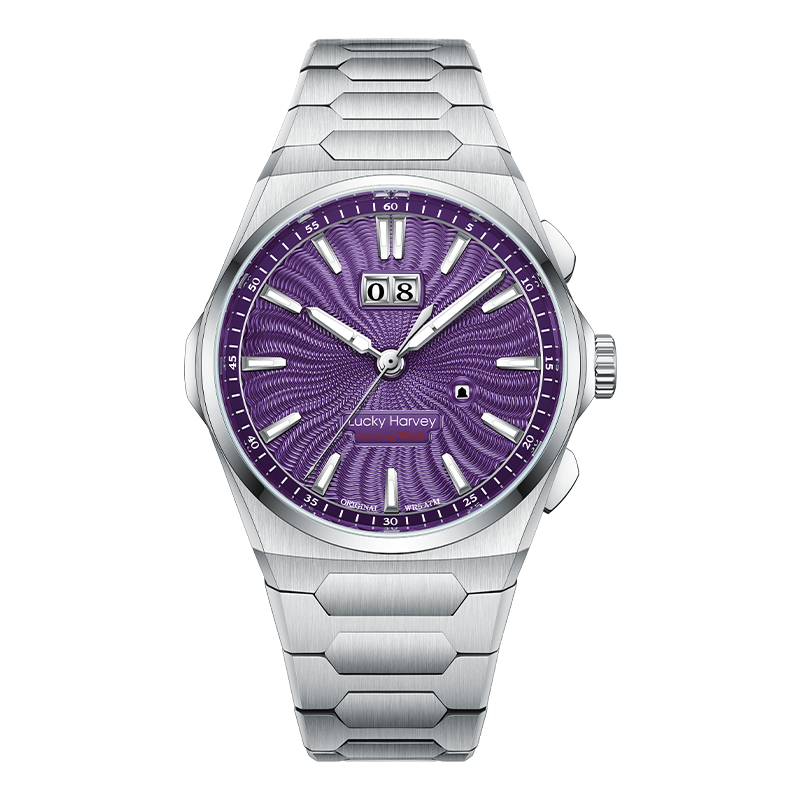 Lucky Harvey Sound of Nature chiming watch India - purple limited edition