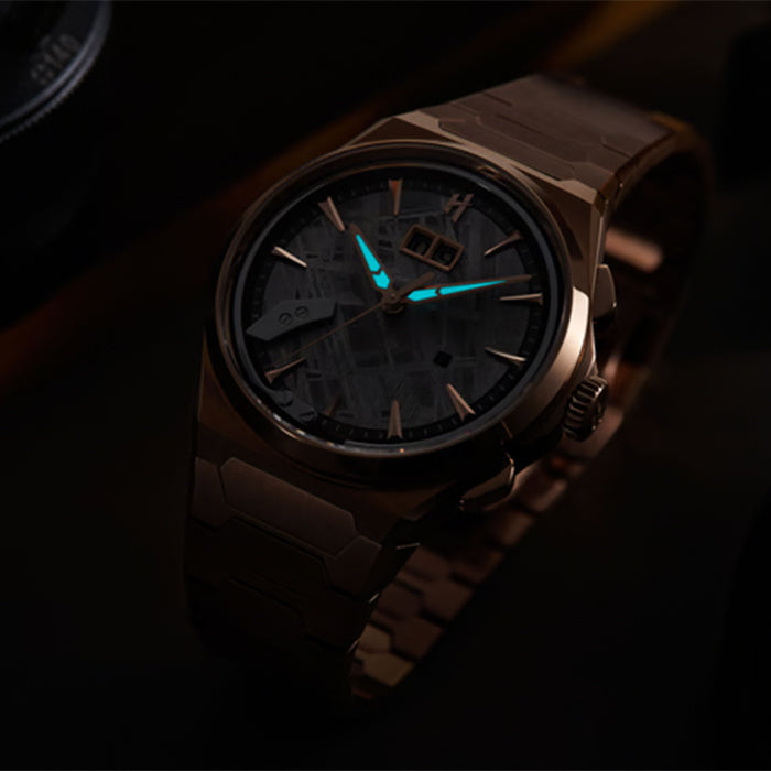 Sound Of Nature Muonionalusta Meteorite Dial Rose Gold Titanium Chiming Limited Edition Automatic Watch