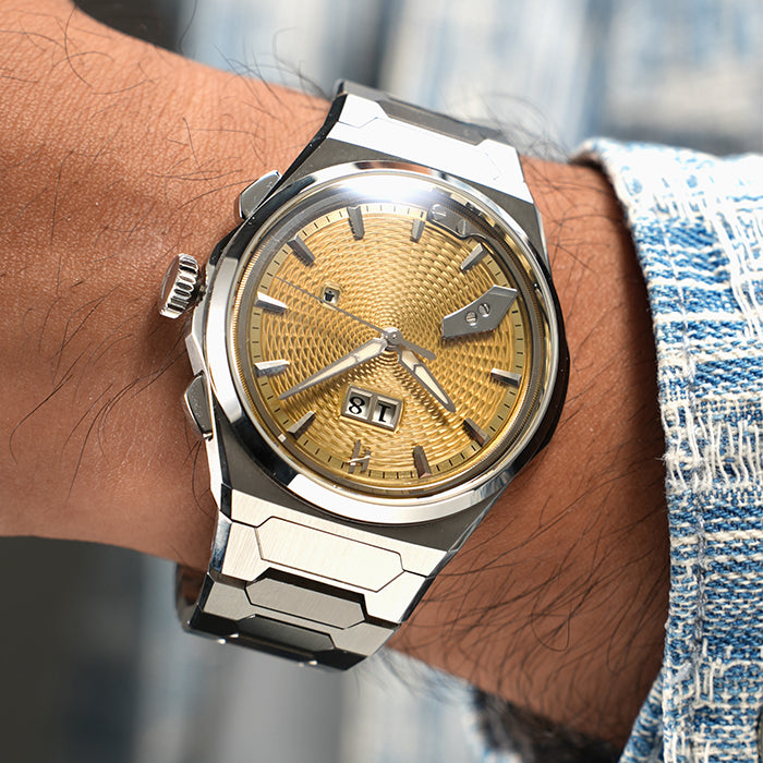 Sound Of Nature Guilloche Dial Yellow Titanium Chiming Limited Edition Automatic Watch