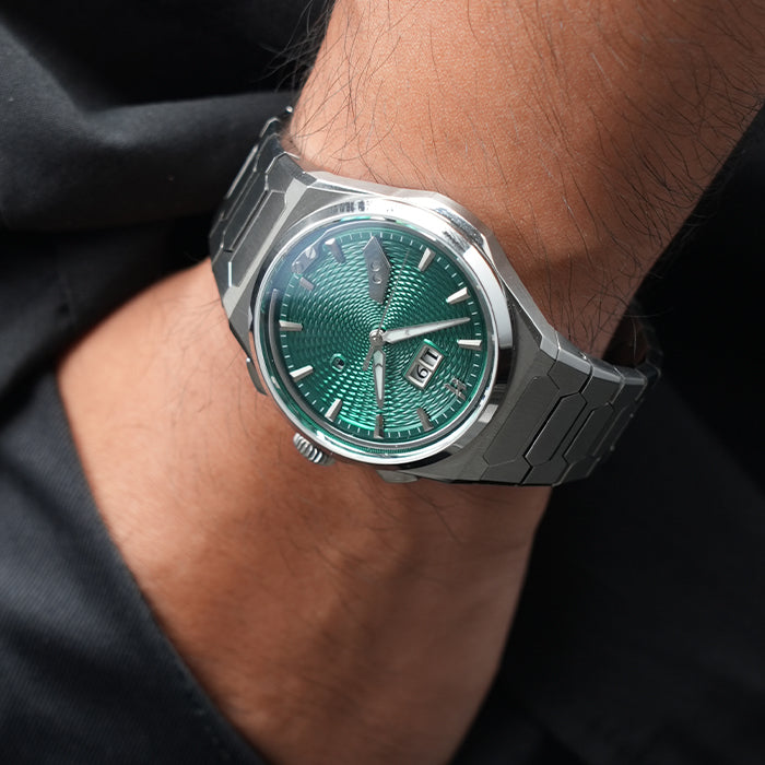 Sound Of Nature Guilloche Dial Green Titanium Chiming Limited Edition Automatic Watch