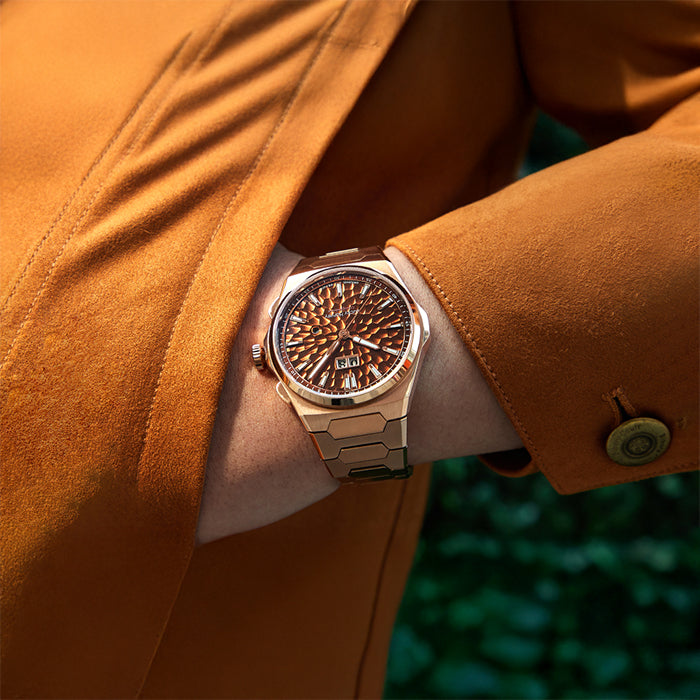 Sound Of Nature Big Date Rose Gold Hammer Chiming Limited Edition Automatic Watch