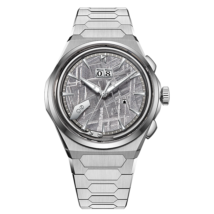 Sound Of Nature Muonionalusta Meteorite Dial Silver Titanium Chiming Limited Edition Automatic Watch