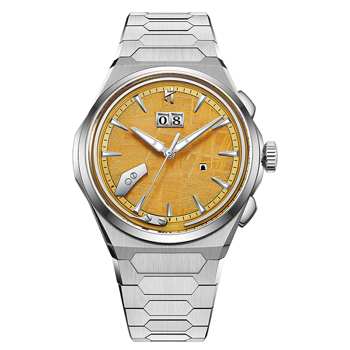 Sound Of Nature Muonionalusta Meteorite Dial Yellow Titanium Chiming Limited Edition Automatic Watch