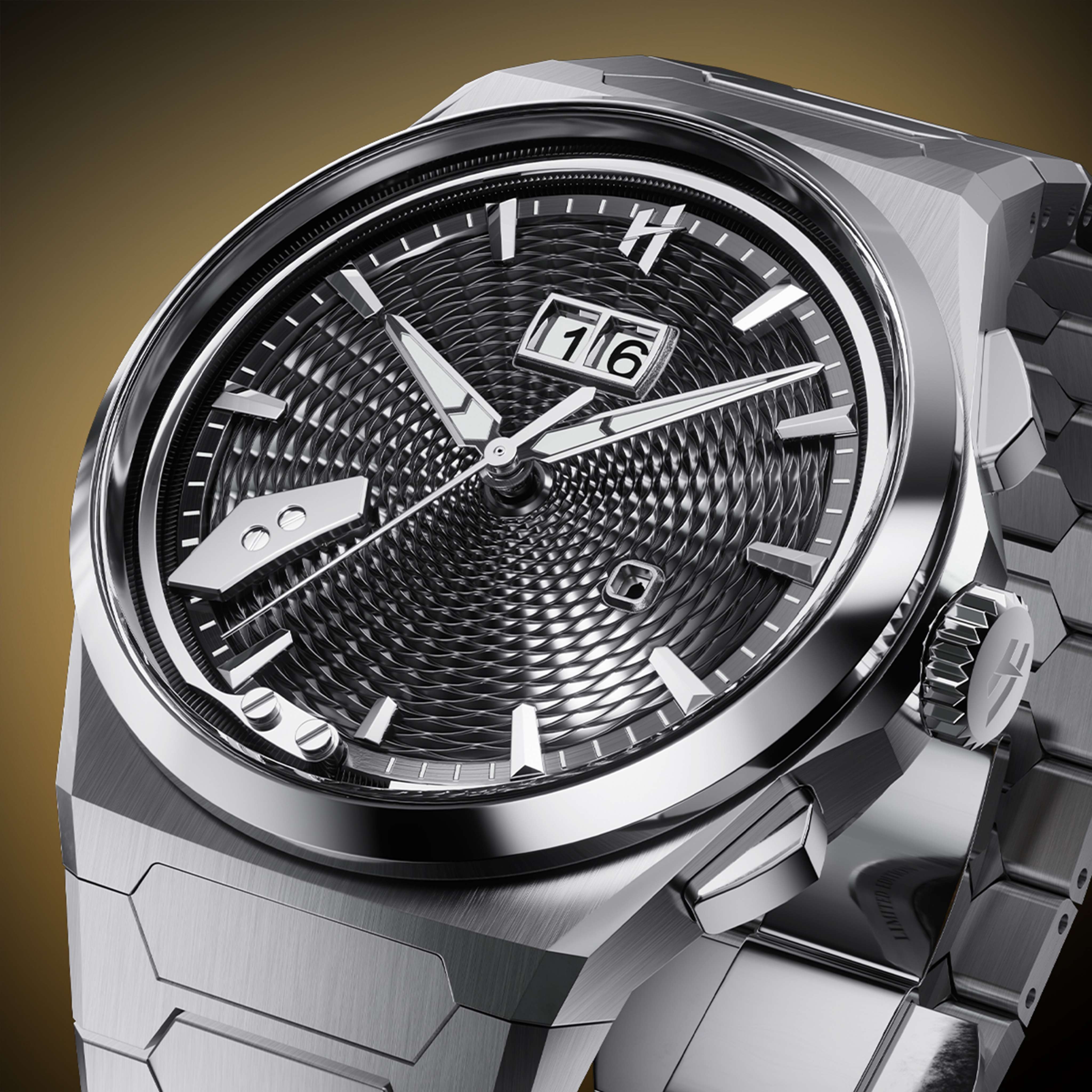 Sound Of Nature Guilloche Dial Black Titanium Chiming Limited Edition Automatic Watch