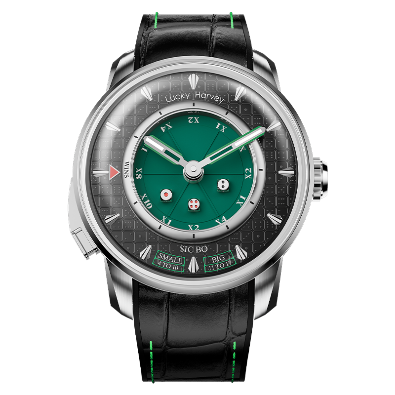 Casino Series Green Sic Bo Automatic Watch