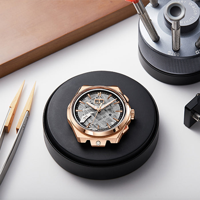 Sound Of Nature Muonionalusta Meteorite Dial Rose Gold Titanium Chiming Limited Edition Automatic Watch