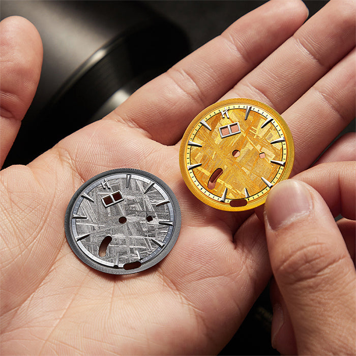 Sound Of Nature Muonionalusta Meteorite Dial Yellow Titanium Chiming Limited Edition Automatic Watch