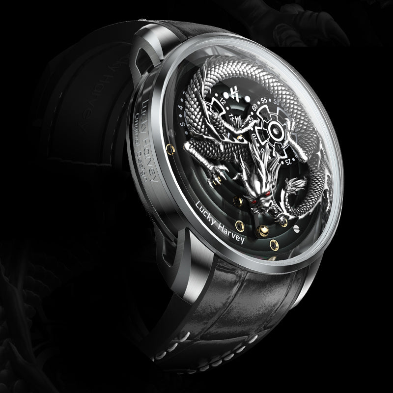 Craftsmanship Series Silver Dragon Automatic Watch