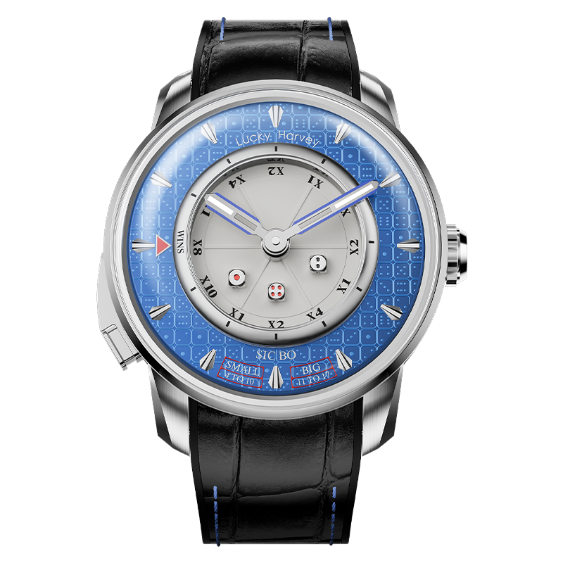 Casino Series Blue Sic Bo Automatic Watch