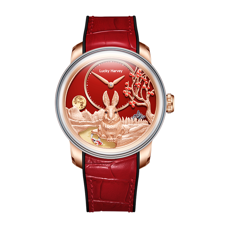 Craftmanship Series Rose Gold Rabbit Limited Edition Automatic watch