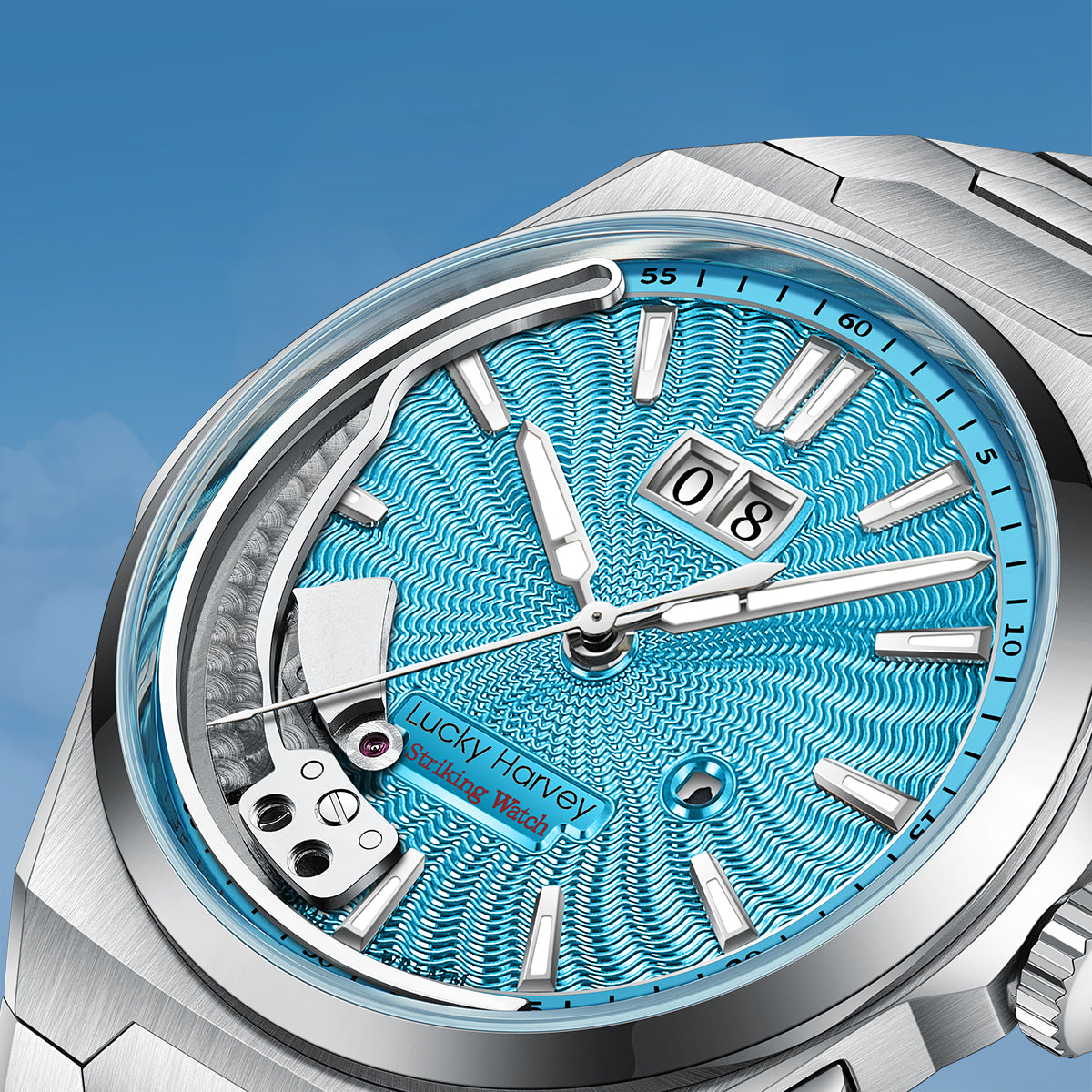 Sound Of Nature Ice Blue Chiming Limited Edition Automatic Watch